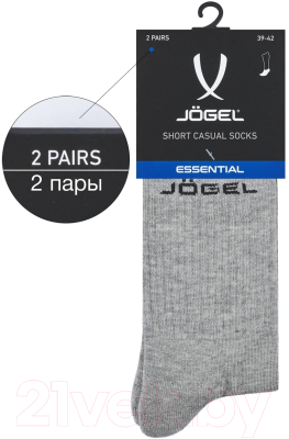 Носки Jogel Essential High Cushioned Socks / JE4SO0421.MG (р-р 39-42, меланжевый)