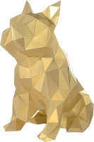 Объемная модель Paperraz Бульдог Жульен / PP-2BJU-GLD (золото) - 