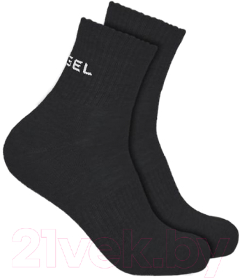 Носки Jogel Essential Mid Cushioned Socks / JE4SO0321.99 (р-р 39-42, черный)