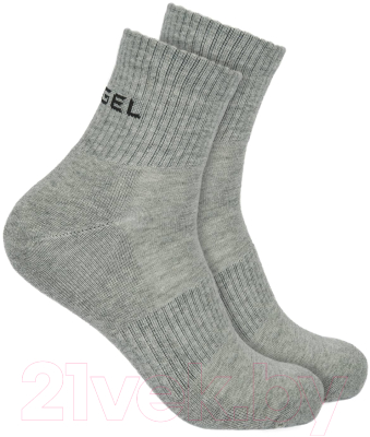 Носки Jogel Essential Mid Cushioned Socks / JE4SO0321.MG (р-р 32-34, меланжевый)