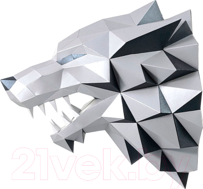 Объемная модель Paperraz Лютоволк / PP-1LTV-2GB (серый)