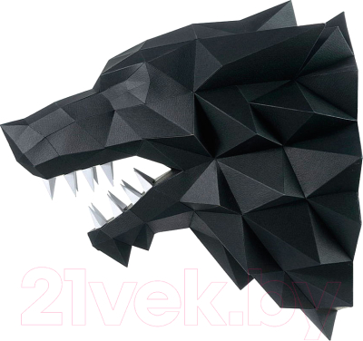 Объемная модель Paperraz Лютоволк / PP-1LTV-BLA (черный)