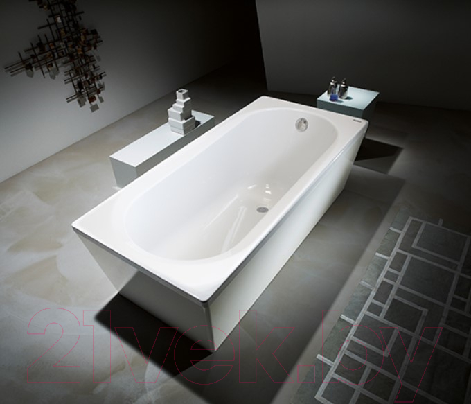 Ванна акриловая Alba Spa Baline 170x70 (2 экрана и ножки) — фото 2