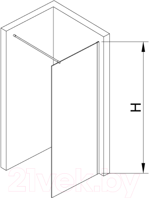 Изображение товара Душевая стенка RGW WA-002 / 35100211-11