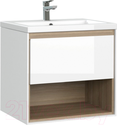 

Тумба с умывальником Cersanit, Louna + Crand 60 / S-UM-GRA60/1-w