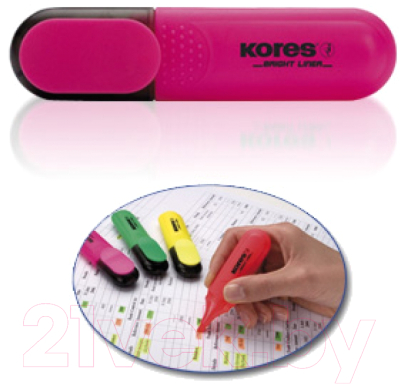 Текстовыделитель Kores Bright Liner / 36104.01 (оранжевый)