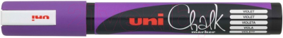 Маркер меловой UNI Mitsubishi Pencil Chalk 1.8-2.5мм / PWE-5M METALLIC VIOLET(N) (фиолетовый)