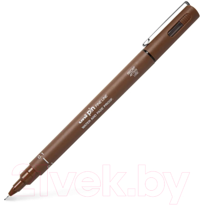 Ручка капиллярная UNI Mitsubishi Pencil PIN05-200(S) SEPIA (0.5мм, сепия)