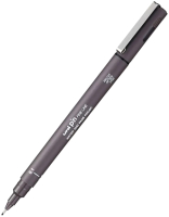 Ручка капиллярная UNI Mitsubishi Pencil PIN05-200(S) DARK GREY (0.5мм, темно-серый) - 