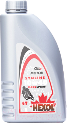 Моторное масло Hexol Synline 4T Motosprint 10W40 / UL331.1 (1л)