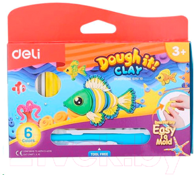 

Пластилин Deli, D75011