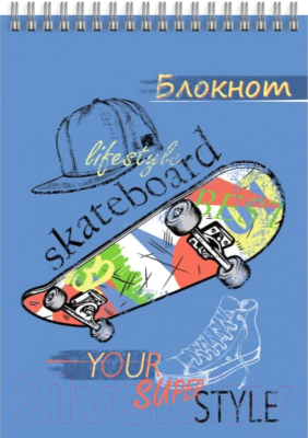 

Блокнот Феникс+, Скейтборд / 50629