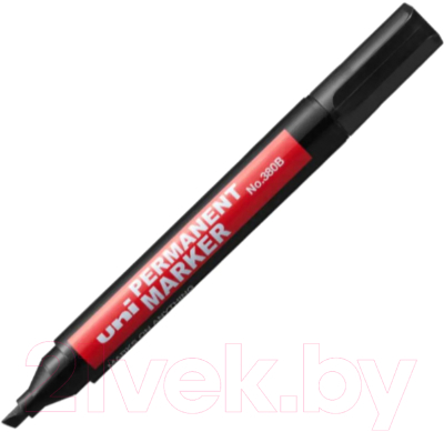 Маркер перманентный UNI Mitsubishi Pencil NO.380B BLACK (1-4.5мм черный)