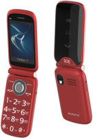 Мобильный телефон Maxvi E6 (красный) - 