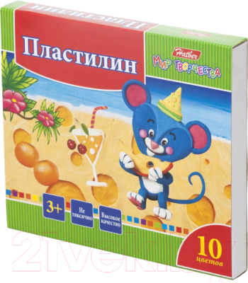 

Пластилин Hatber, Ушастики / KPn-10880