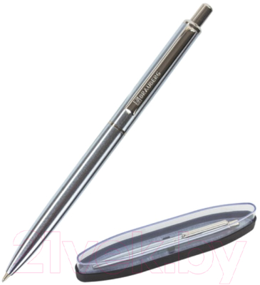 Ручка шариковая Brauberg Larghetto / 143474 (синий)