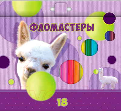 

Фломастеры Hatber, Альпака / BFk-18117