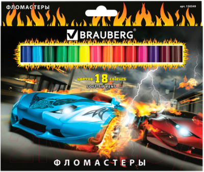 

Фломастеры Brauberg, InstaRacing / 150549