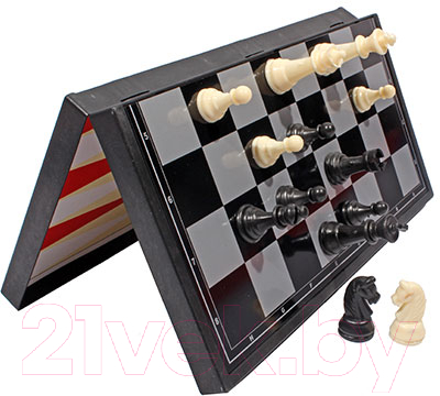 Набор настольных игр Miland Шахматы, нарды, шашки 3 в 1 / P00074