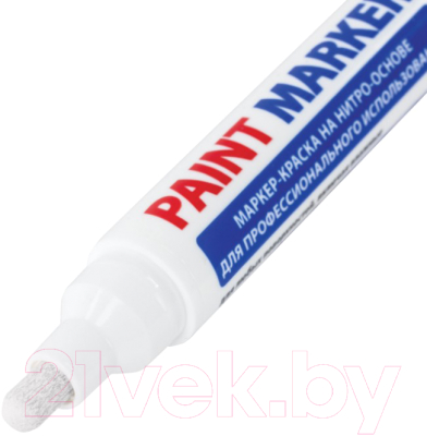 Маркер-краска Brauberg Professional Plus Extra / 151450 (белый)