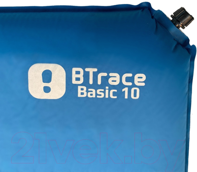 Туристический коврик BTrace Basic 10 / M0217 (198x63x10см, синий)