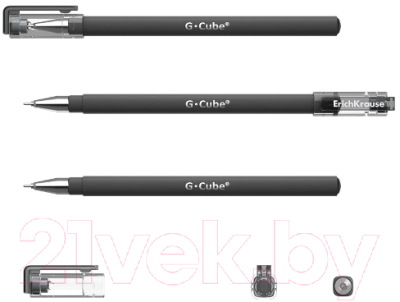 Изображение товара Ручка гелевая Erich Krause G-Cube / 46447 (черный)