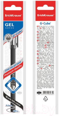 Изображение товара Ручка гелевая Erich Krause G-Cube / 46447 (черный)