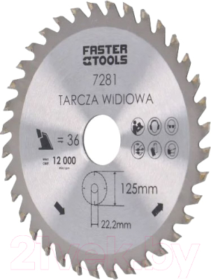 Пильный диск Faster Tools 7281
