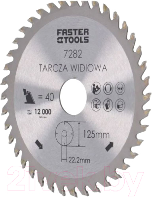 Пильный диск Faster Tools 7282