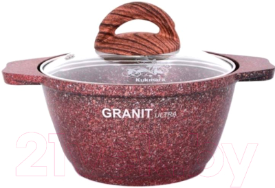 Кастрюля Kukmara Granit Ultra Red кга12а