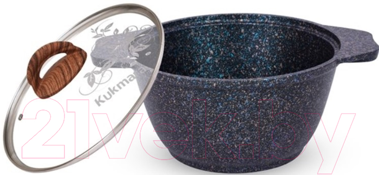 Кастрюля Kukmara Granit Ultra Blue кгг62а — фото 2