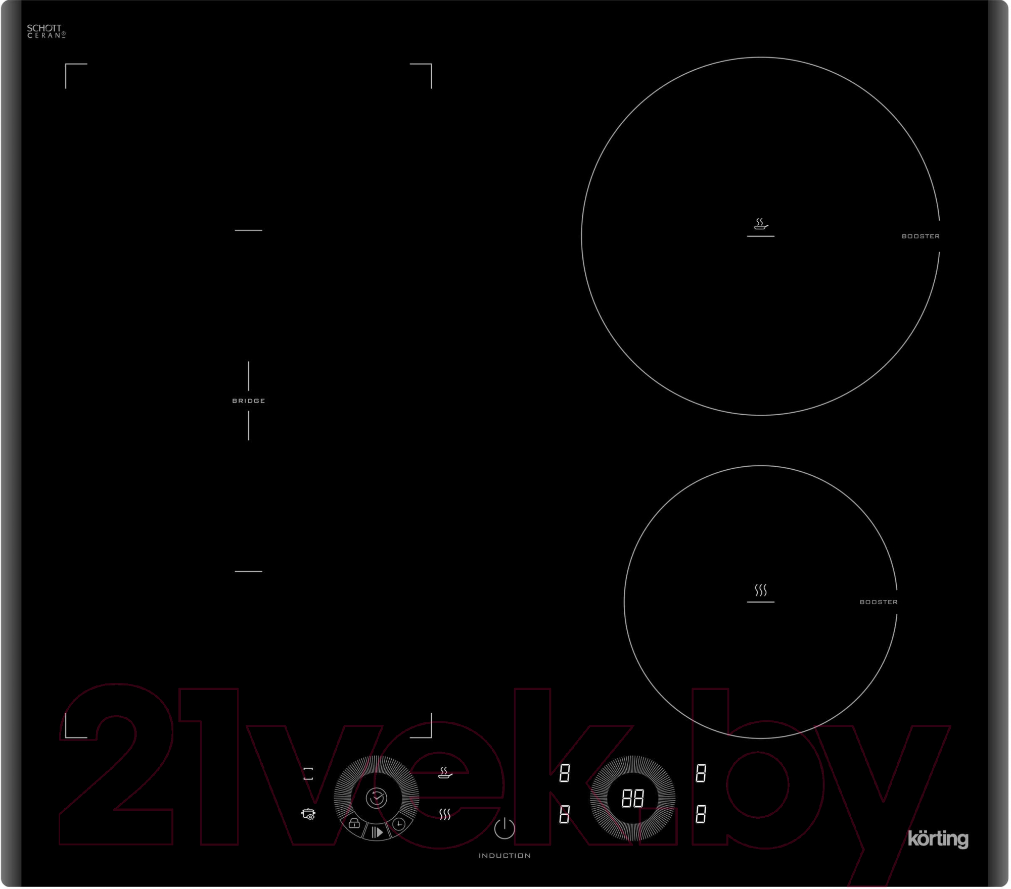 Индукционная варочная панель Korting HIB 64750 B Smart