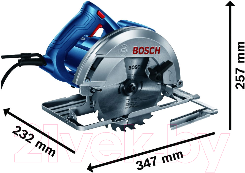 Профессиональная дисковая пила Bosch GKS 140 (0.601.6B3.020)