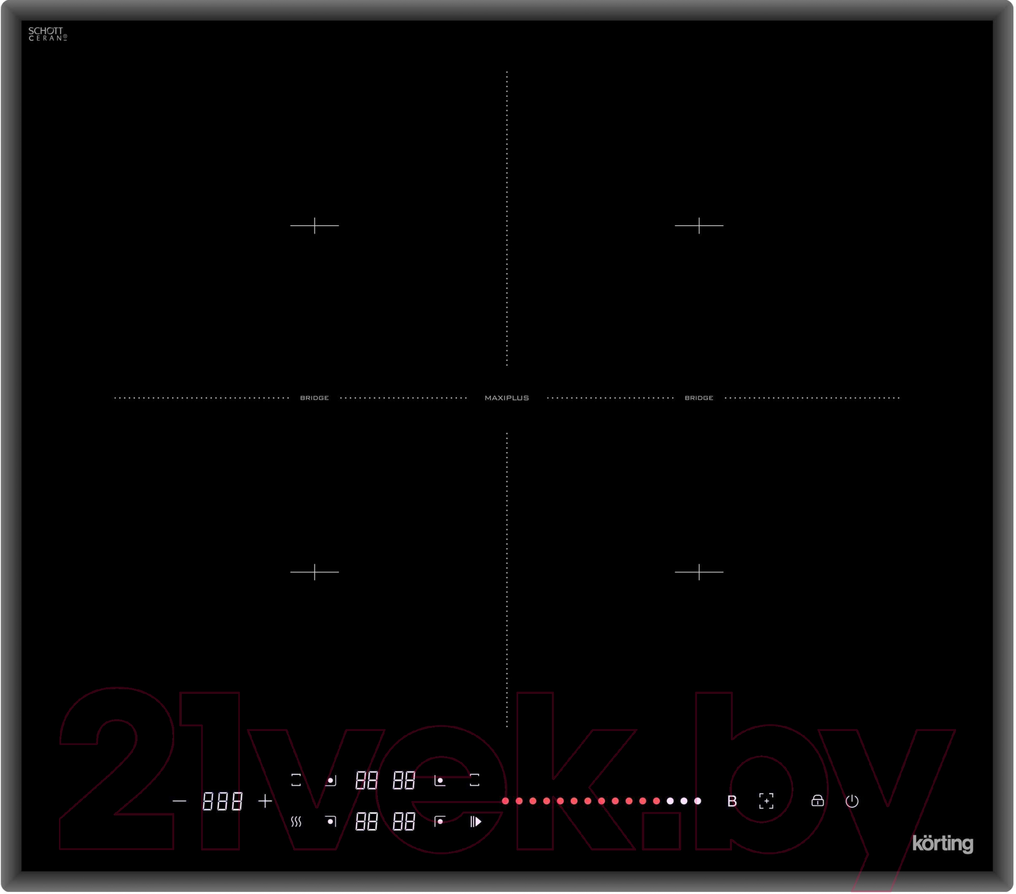 Индукционная варочная панель Korting HIB 64940 B Maxi