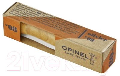 Нож складной Opinel №8 (нержавеющая сталь, оливковый)