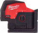 Миниатюра изображения товара Лазерный нивелир Milwaukee M12 CLLP-0C / 4933478101