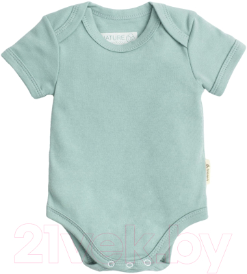 Боди для малышей Amarobaby Nature / AB-OD20-NM1/34-62 (мятный, р.62)