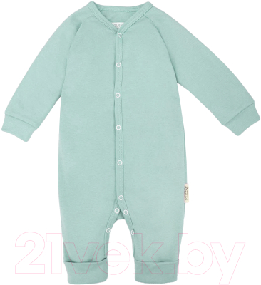 Комбинезон для малышей Amarobaby Nature / AB-OD21-NМ5/34-80 (мятный, р. 80)