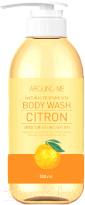 Гель для душа Around Me Natural Perfume Vita Body Wash Citron с эк-том цитрона (500мл)