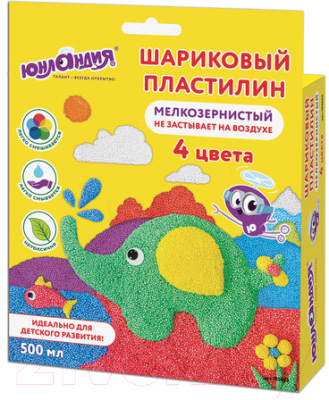 

Пластилин Юнландия, Юнландик в зоопарке со слоном / 105023