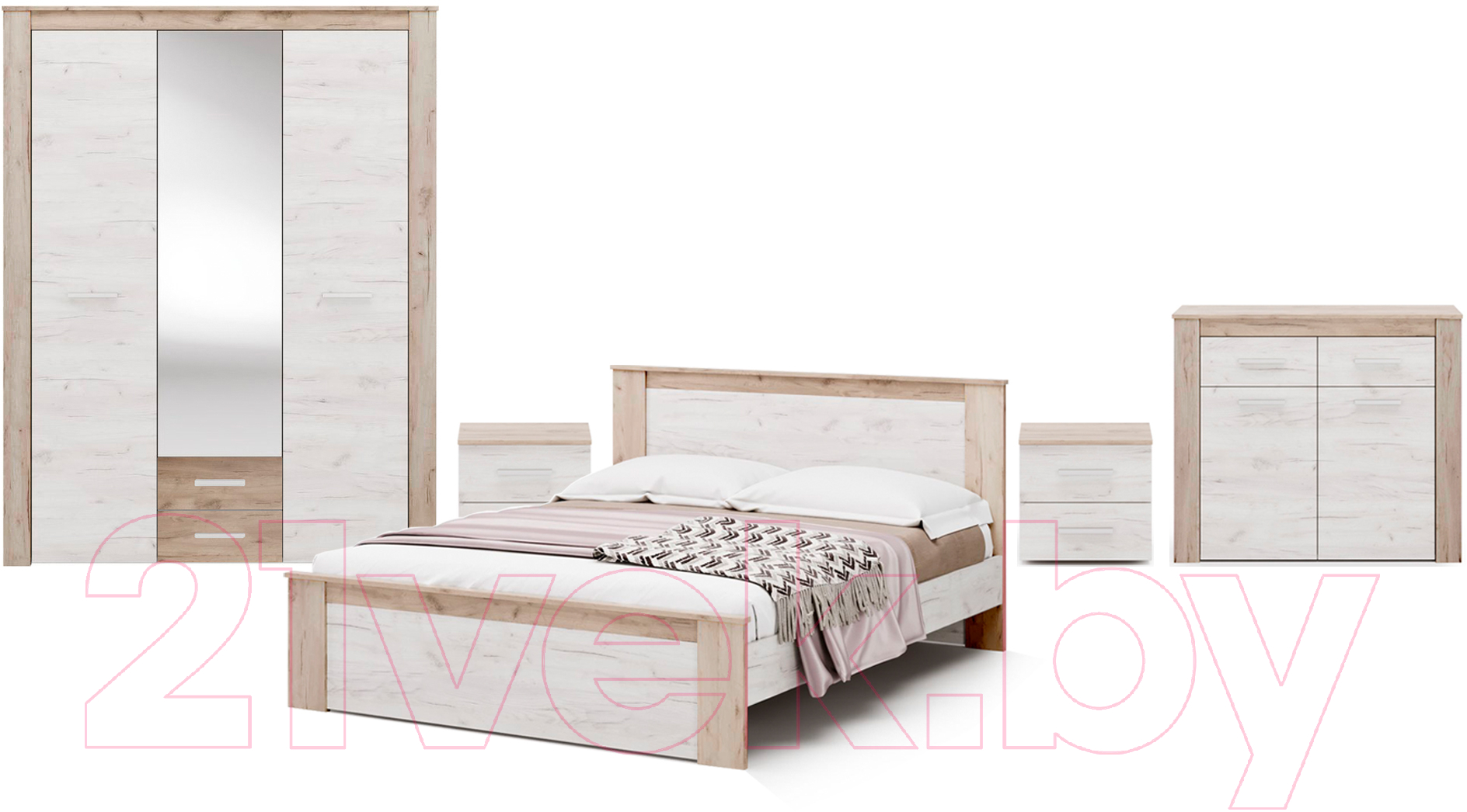 Комплект мебели для спальни Евва Ливеко ЛВ-1.1
