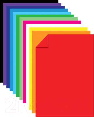 Набор цветного картона Юнландия 129877 (48л)