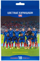

Набор цветных карандашей Hatber, VK Футбол / BKc-18060