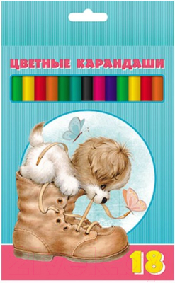 

Набор цветных карандашей Hatber, Ассорти, VK Милые пушистики / BKc-18230