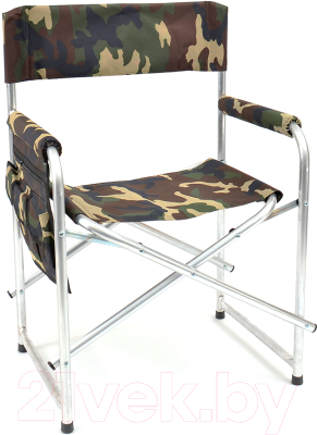 Кресло складное НПО Кедр С карманом / AKS-02 (алюминий)