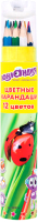 Набор цветных карандашей Юнландия Мир животных / 181374 (12цв) - 