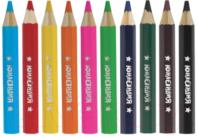 Набор цветных карандашей Юнландия Малыши-карандаши / 181376 (12цв)