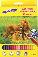

Набор цветных карандашей Юнландия, Мир животных / 181386