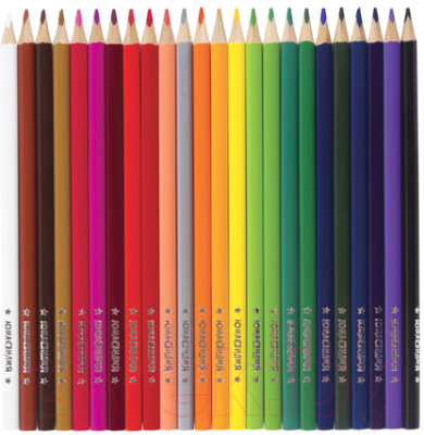 Набор цветных карандашей Юнландия Сладкие истории / 181395 (24цв)
