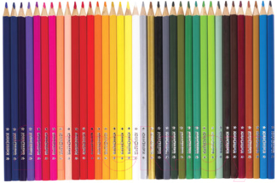 Набор цветных карандашей Юнландия Сладкие истории / 181396 (36цв)